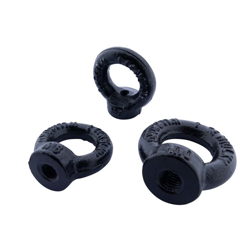 Ringnuts M10 eyenut black