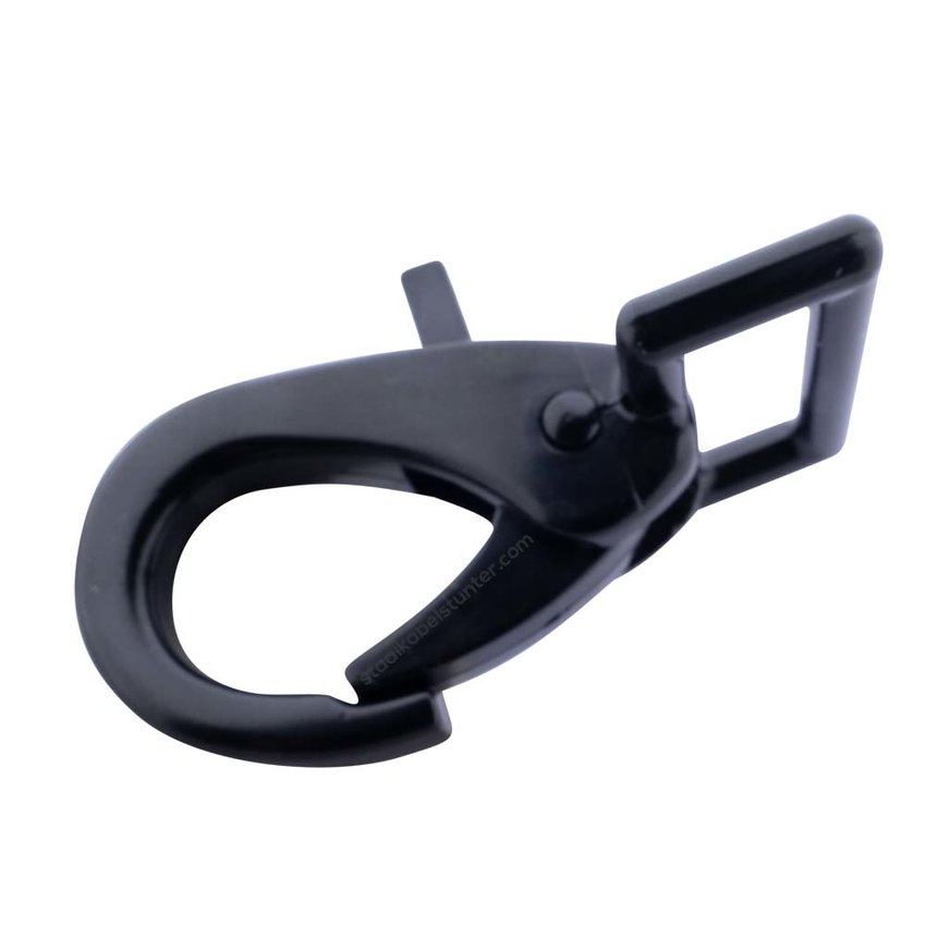 Cliphook with rechtCornerige clip 22 and 25mm black
