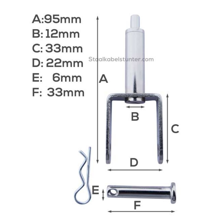 Kabelgrip  Trapez 2,5mm