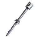 Green Climbing-aid-screw stainless 3mm