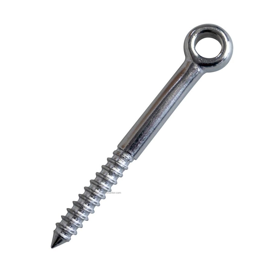 stainless screw-eye 8x80mm stainless