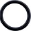 black galvanised rings 20mm
