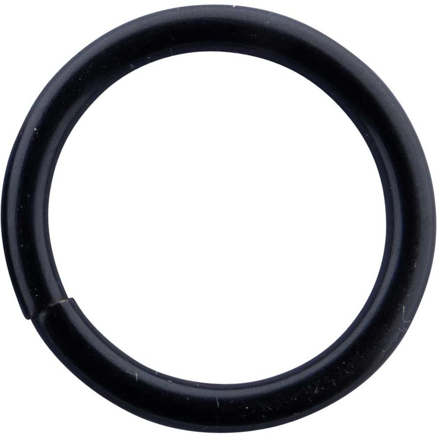 black galvanised rings 20mm