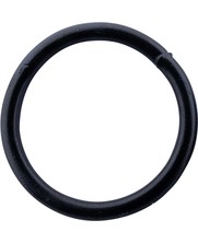 black galvanised rings 25mm