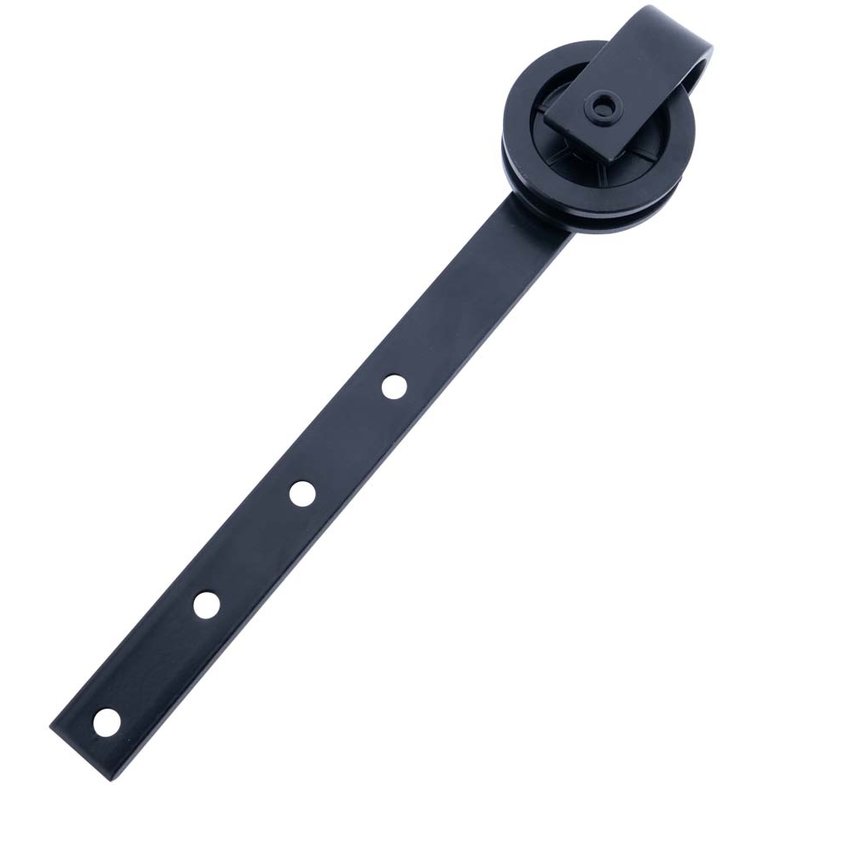 Schiebetür Hängende Rolle Schwarz 75mm