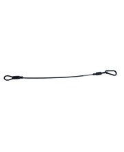 black Wire Rope with loops and Heatshrink tube