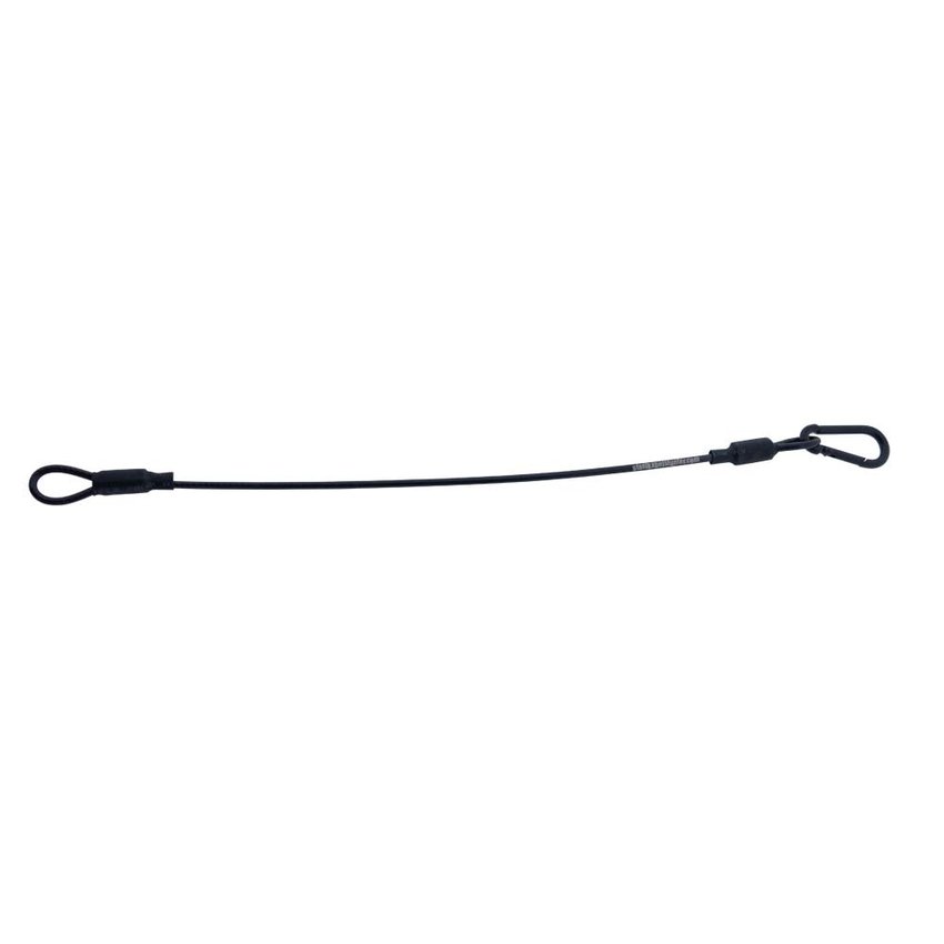 black Wire Rope with loops and Heatshrink tube