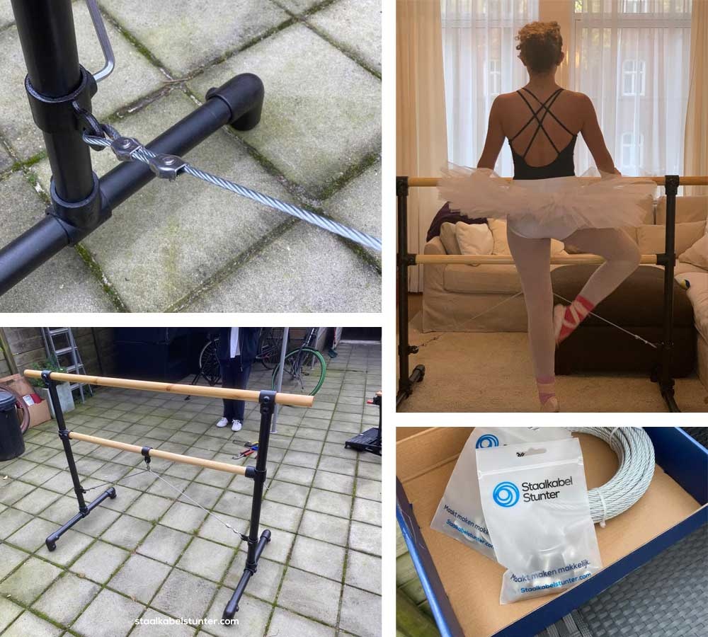 Staalkabel Ballet en Barre