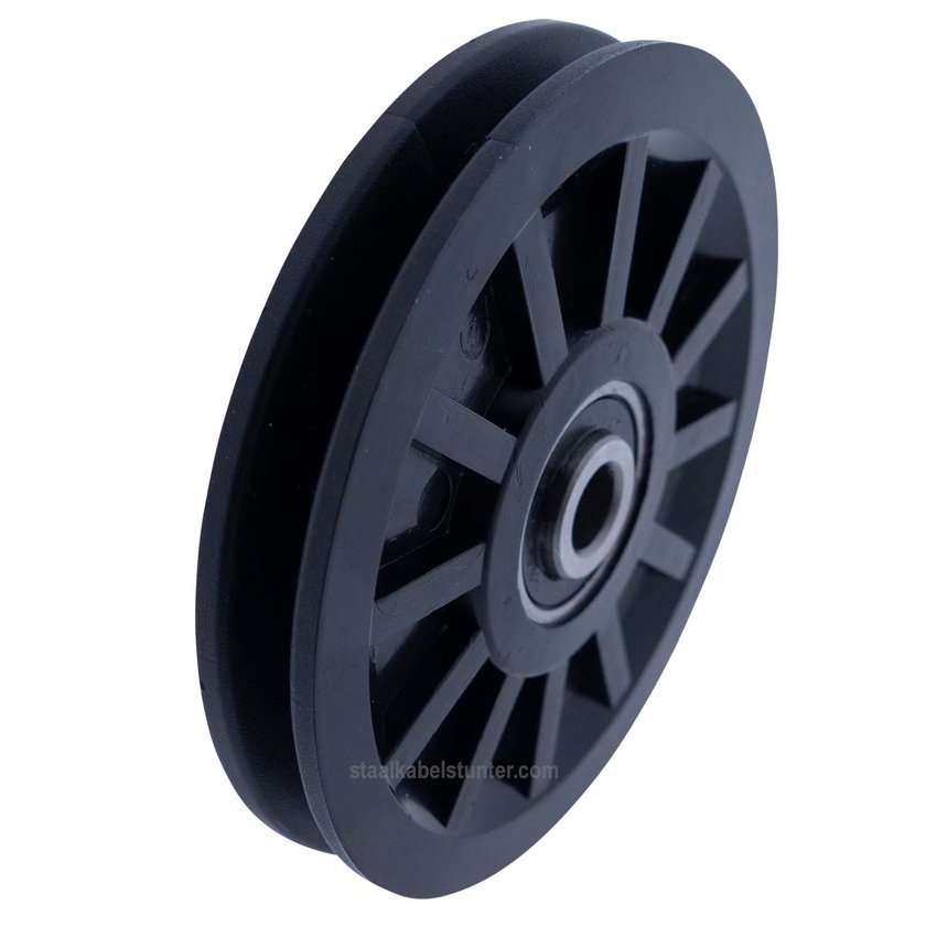 Plastic sheave with bus 97mm