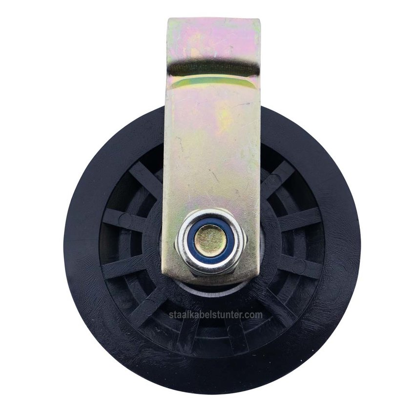 Plastik Riemenscheibe  Mit Kugellagern rohr 77mm mit Befestigungspunkt