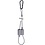 Steel cable suspension kit 23 with automatic wire clamp for quick adjustment.