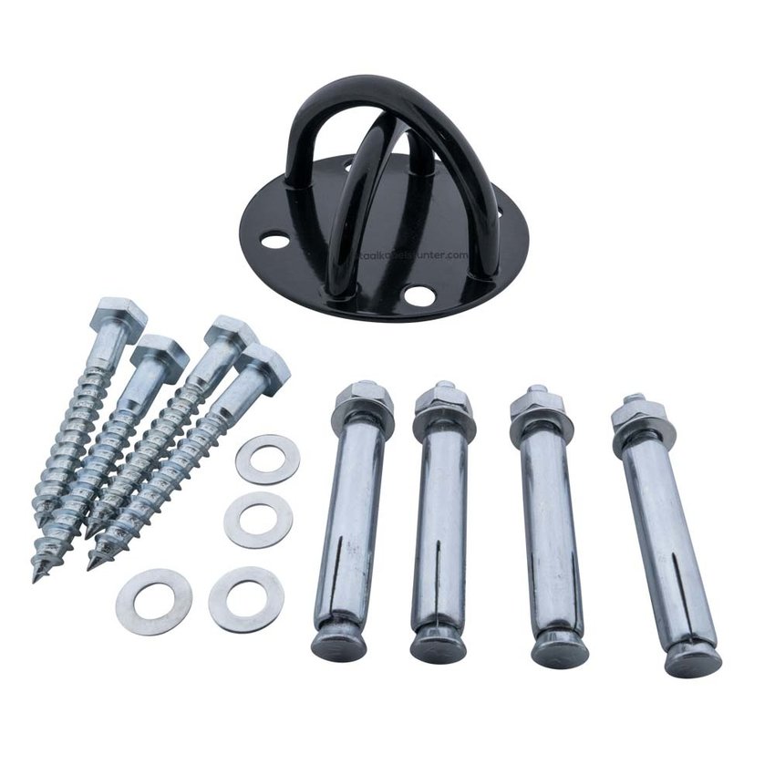 Wand-/Deckenmontage schwarz