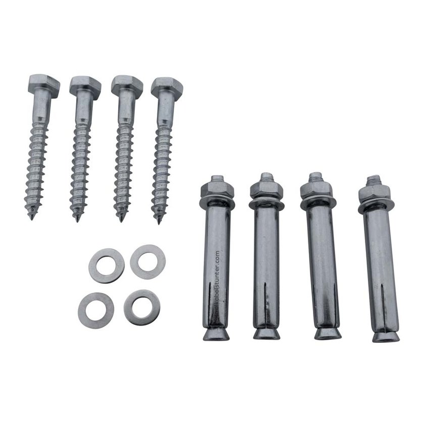 Wand-/Deckenmontage schwarz