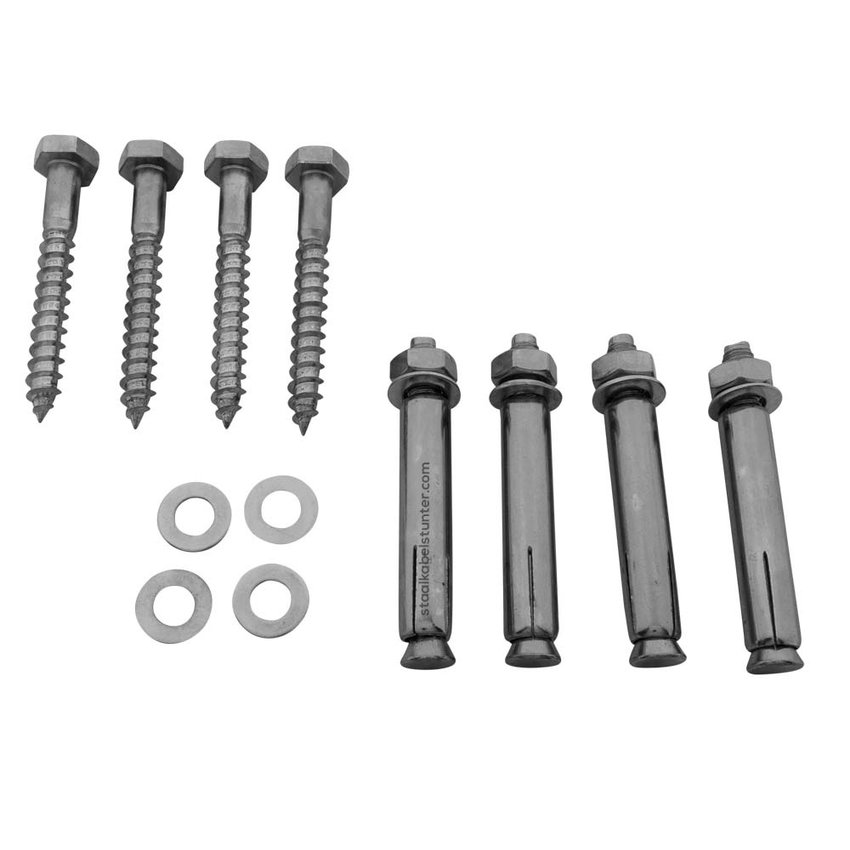 Wand-/Deckenmontage schwarz