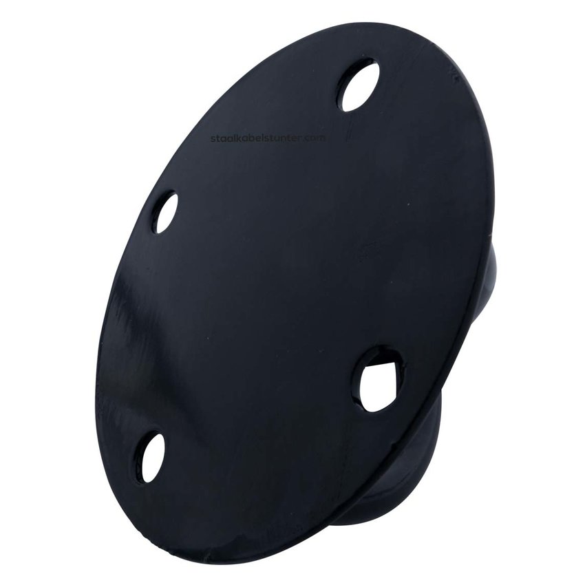 Muur / Plafondbeugel zwart | Ophangbeugel / Trainer ophanghaak Oogplaat