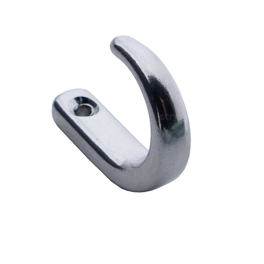 Rvs Jashaakhaak Frieda 25x30mm A4 kwaliteit  - een gat  Kapstokhaak