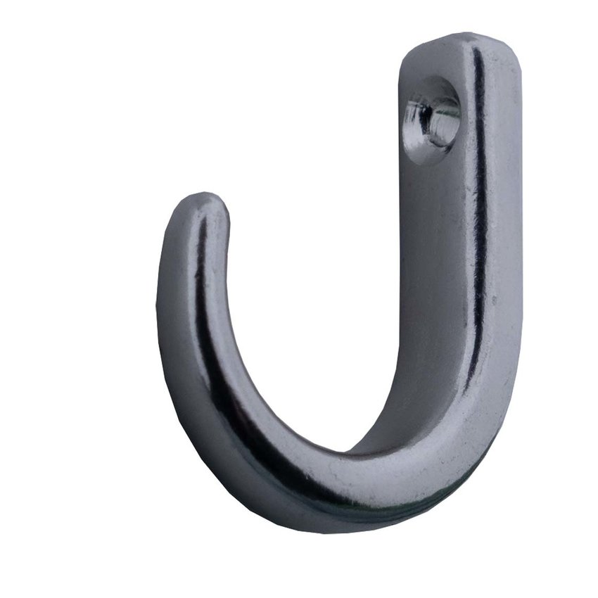 Rvs Jashaakhaak Frieda 25x30mm A4 kwaliteit  - een gat  Kapstokhaak