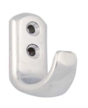 Stainless Coat hooks  31x16mm  A2 quality - double hole "Annelies"