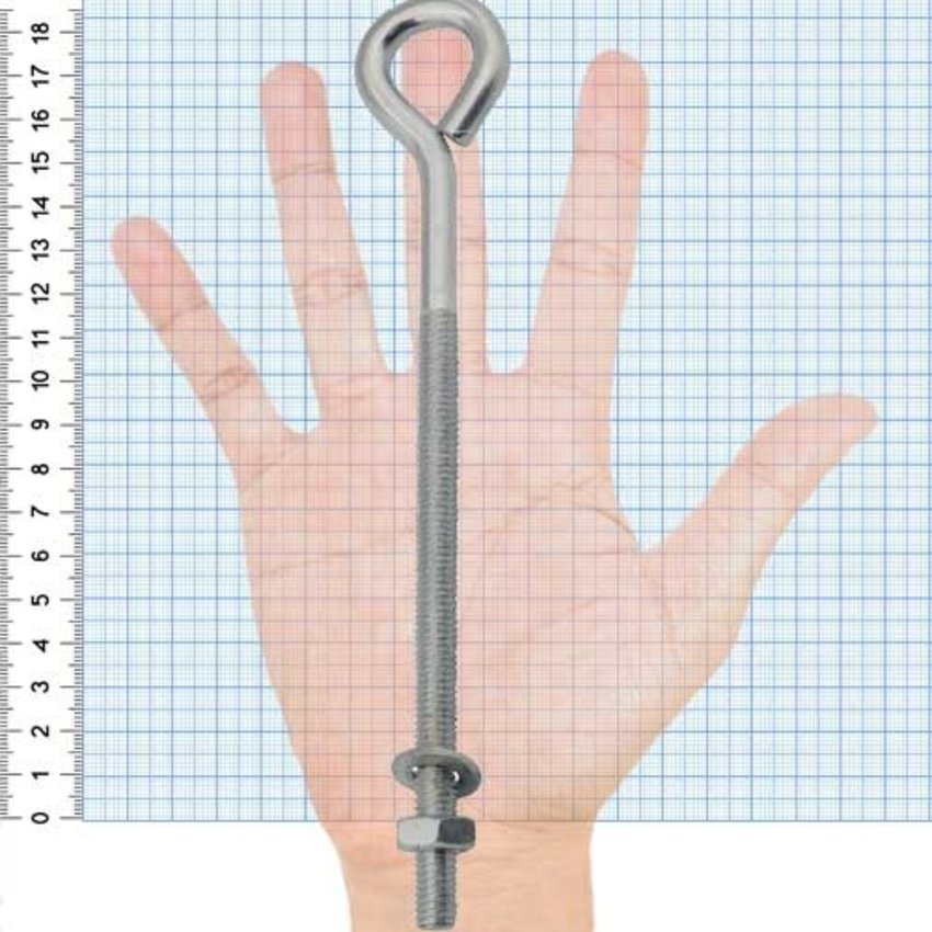 Schraube Öse met metrischem gewinde M8x175