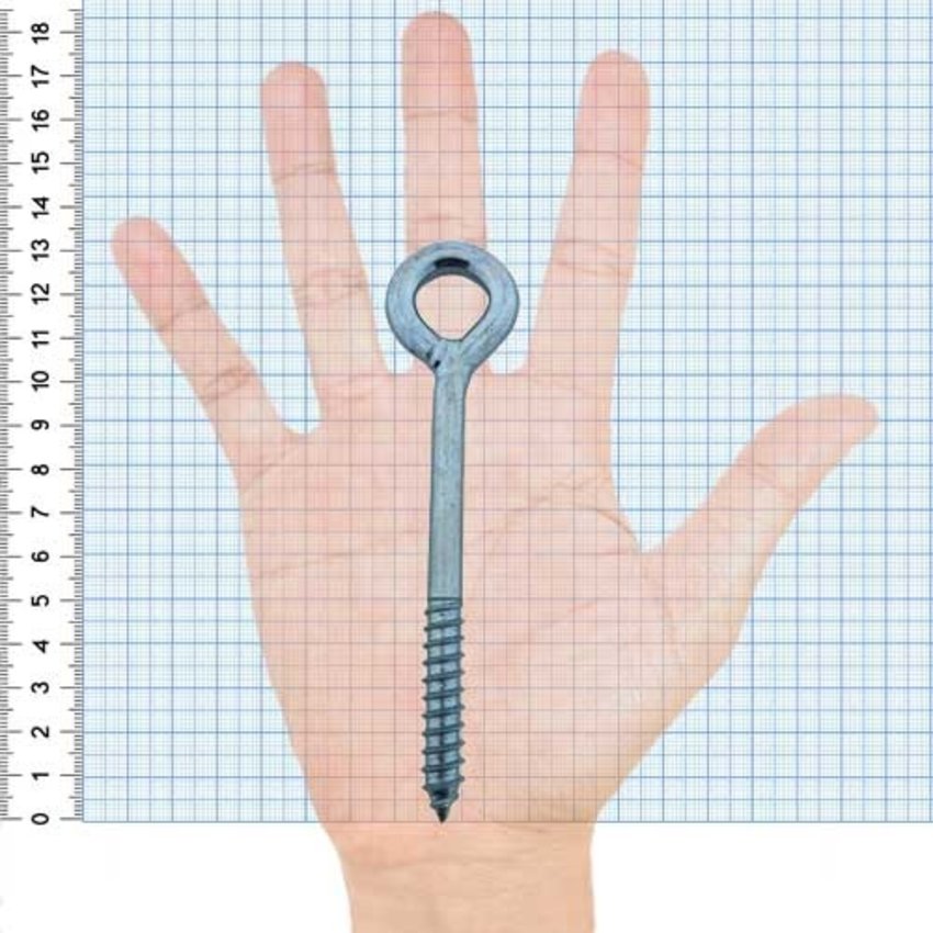 Screw-eyes woodthread 8x130