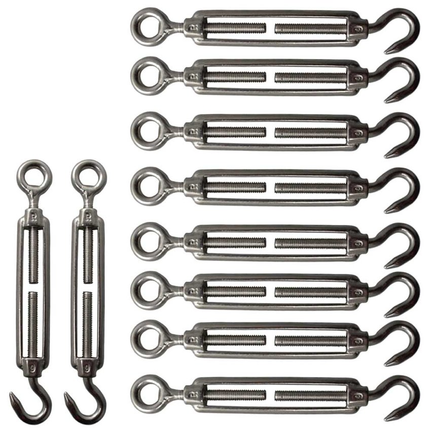 Turnbuckle stainless M6 Action 10 pieces extra Affordable