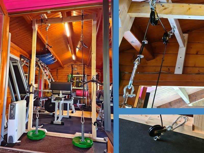 Robert maakt een volwaardige thuis sportschool