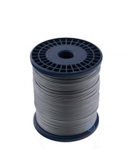 PVC-coated steel cable on reel, 1-2mm 100meters