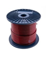 Staalkabels 3/5 mm pvc 100 meter rood  Transparant