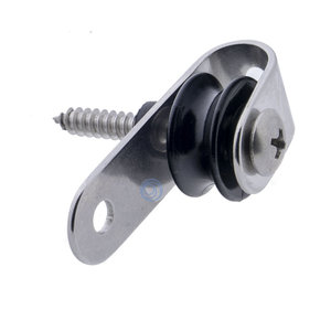 Stainless steel pulley with lip