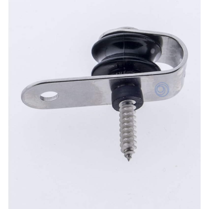 Edelstahl Blockseilrolle mit Lippe