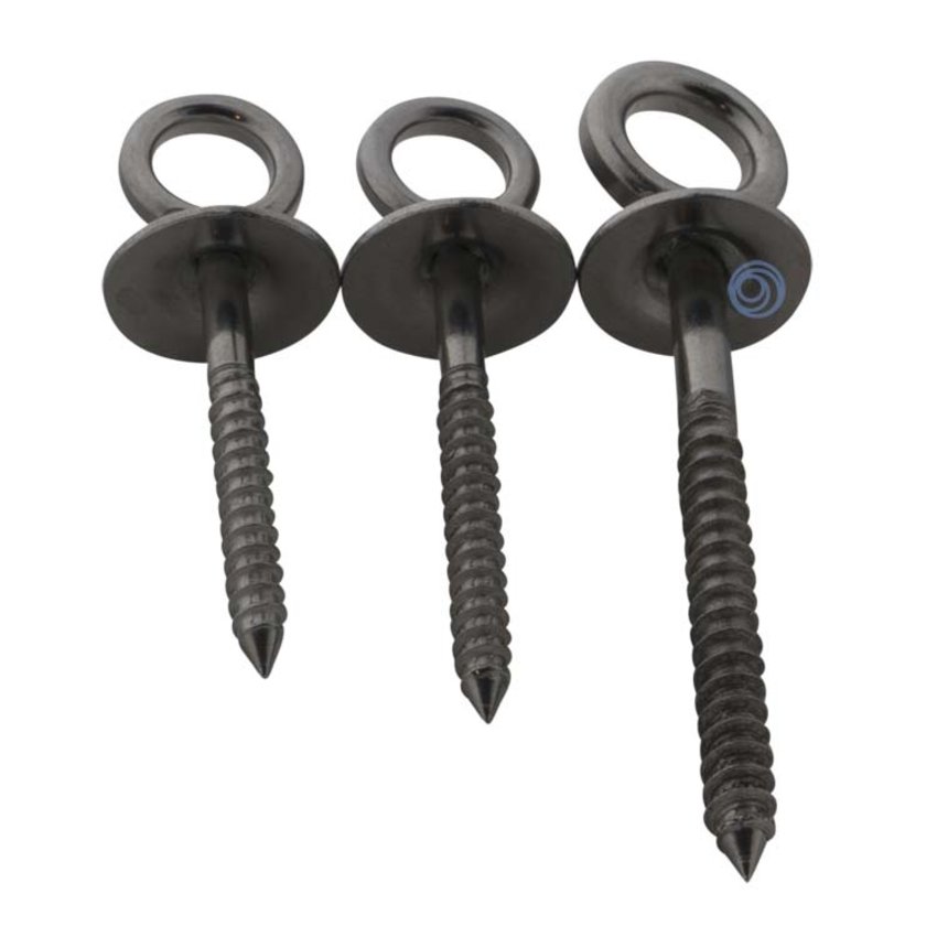 Stainless steel wood screw with collar AISI316/A4