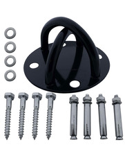 Muur / Plafondbeugel zwart | Ophangbeugel / Trainer ophanghaak Oogplaat