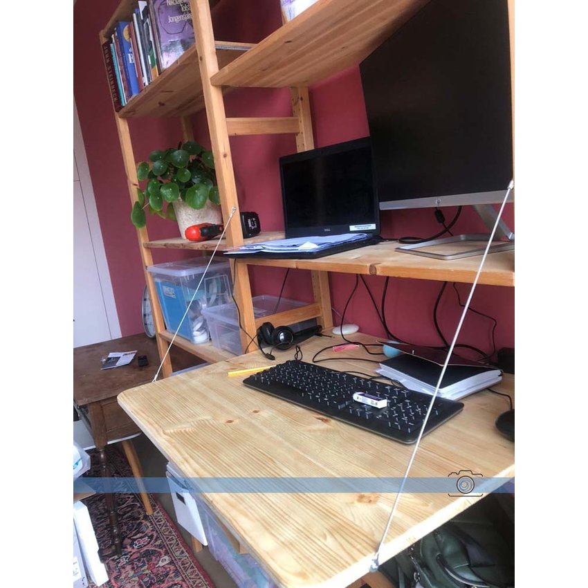 Wire rope with loops fitted with Wire Rope Clip - 2mm