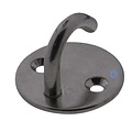 Stainless steel eye plate with hook