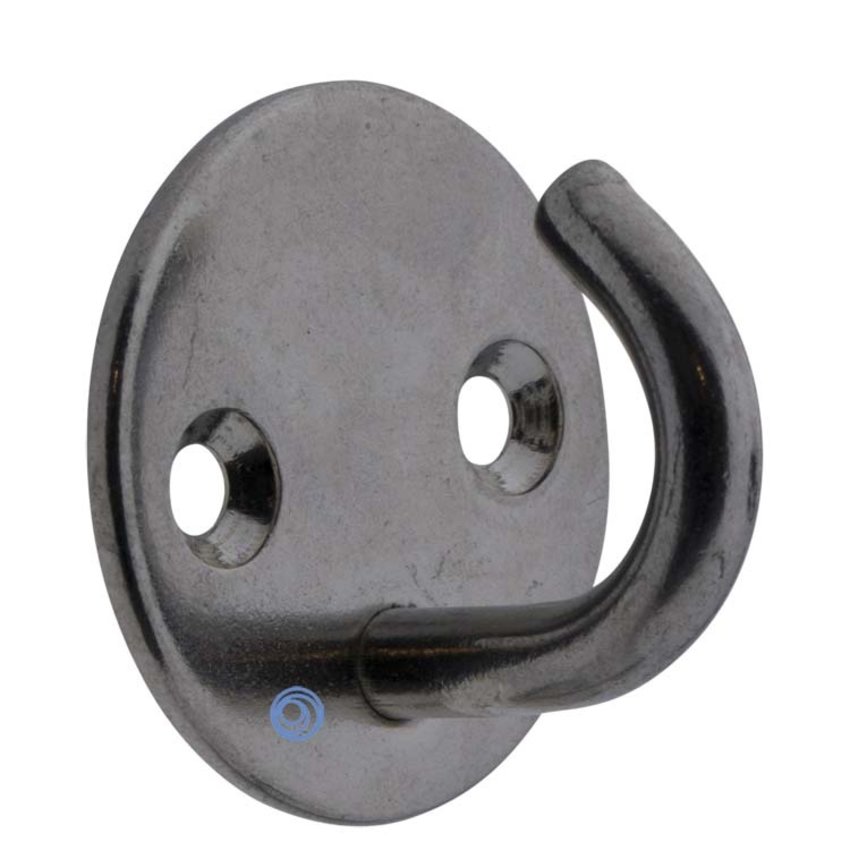 Stainless steel eye plate with hook for sale - Wire rope stunter