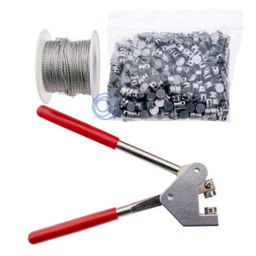 Sealing tongs with stainless steel sealing wire and pinchrods