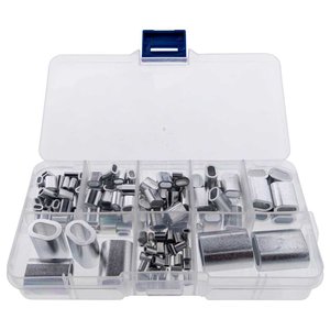 Aluminium pressing clamp assortment 182 pcs