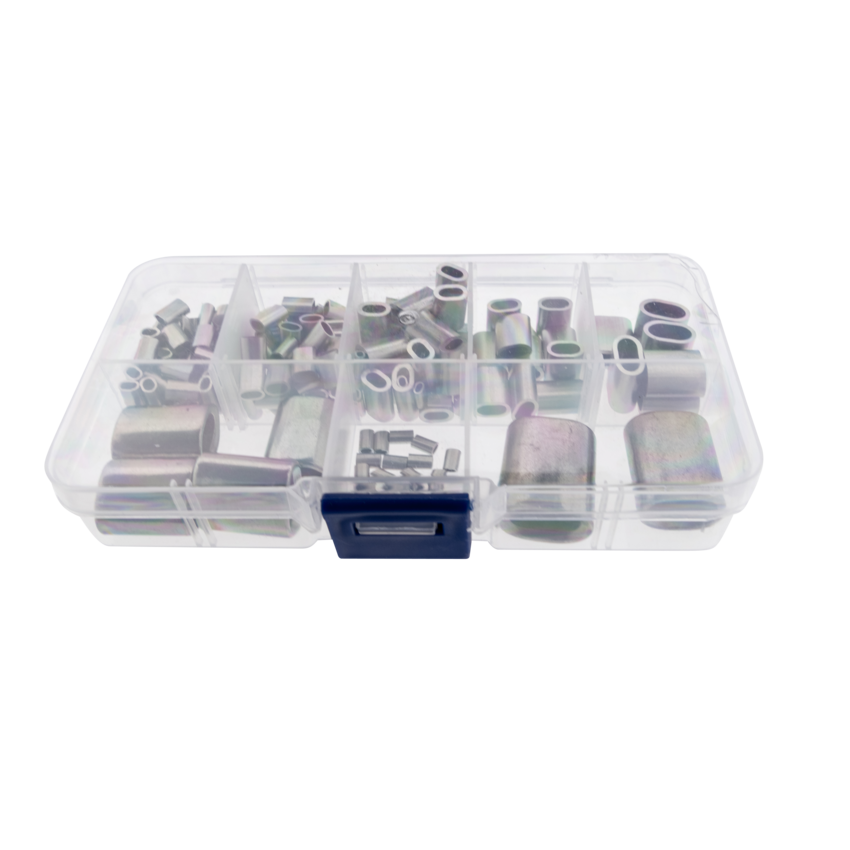 Stainless steel Press clamps assortment 182 pcs