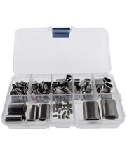 Stainless steel Press clamps assortment 182 pcs