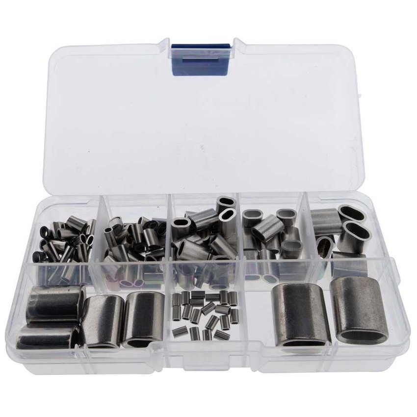 Stainless steel Press clamps assortment 182 pcs