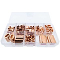 Copper Clamp assortment 182 pieces