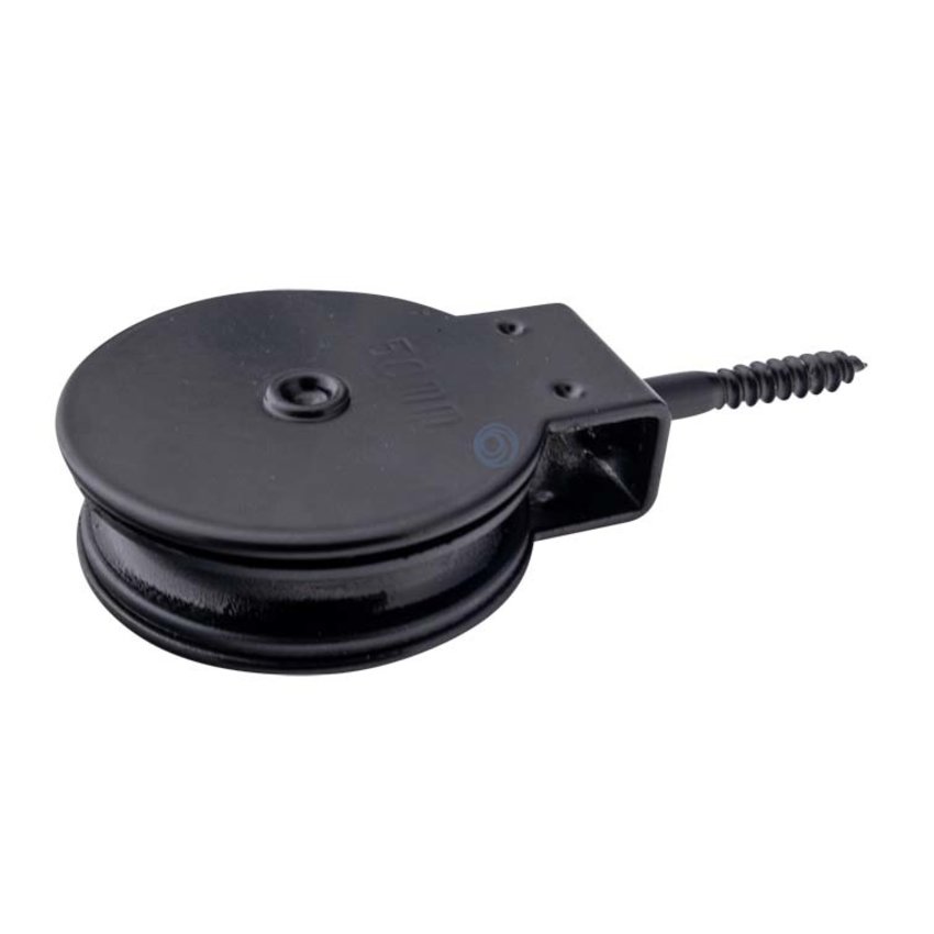 Screw pulley with polyamide wheel black