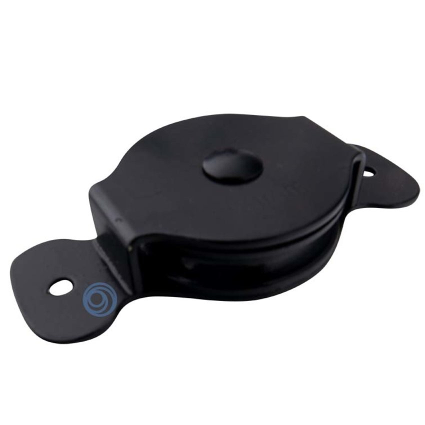 Side pulley with polyamide wheel black - 40mm & 50mm