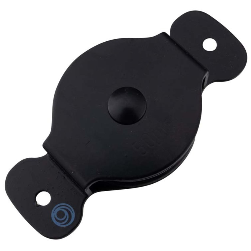 Side pulley with polyamide wheel black - 40mm & 50mm