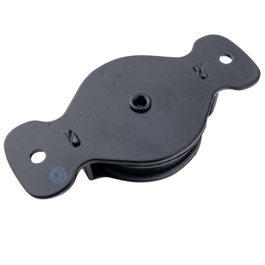 Side pulley with polyamide wheel black - 40mm & 50mm