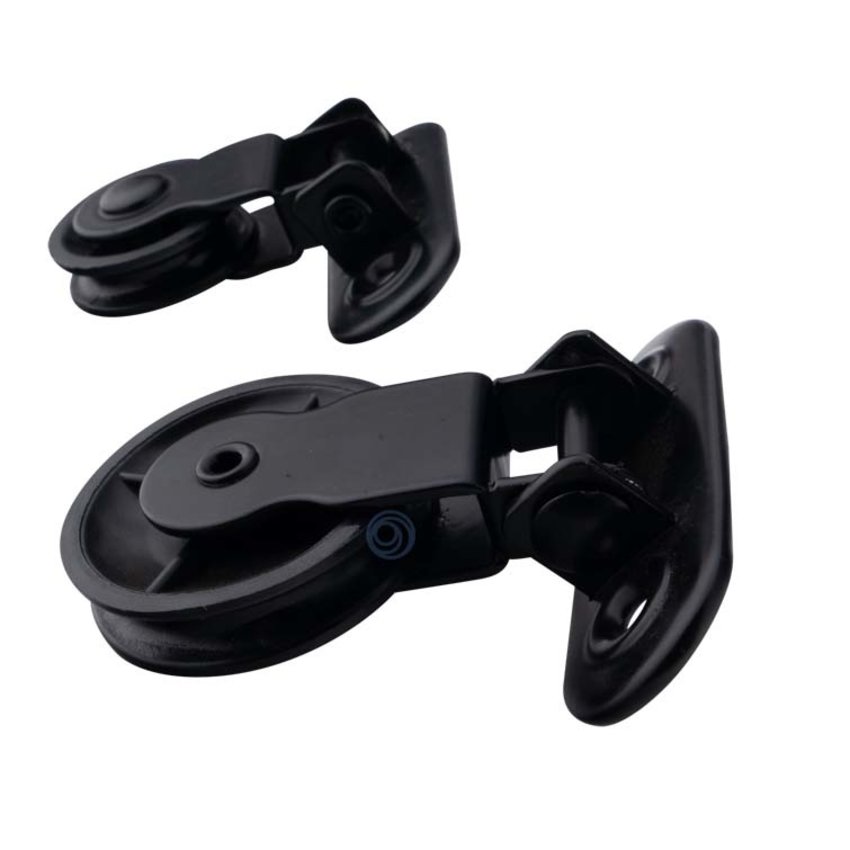 Articulated pulley with polyamide wheel black