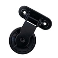 Blackline Articulated pulley with polyamide wheel black