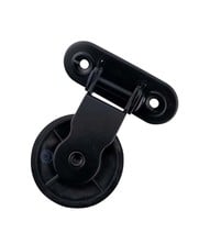 Articulated pulley with polyamide wheel black