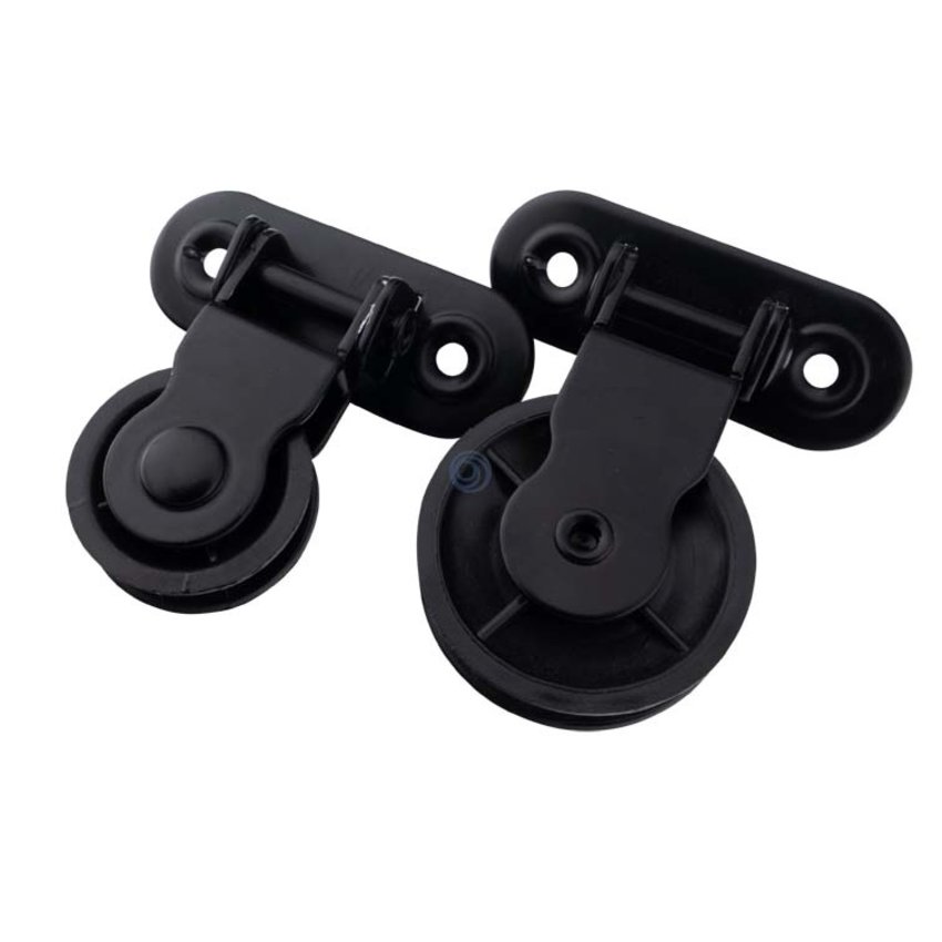 Articulated pulley with polyamide wheel black