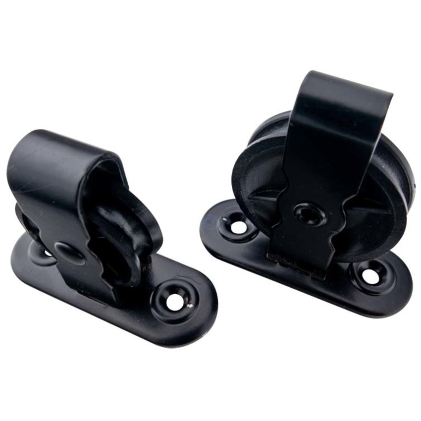 Cross pulley polyamide wheel black